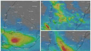 ¿Cómo se desplazará la lluvia y cuándo será el momento pico?